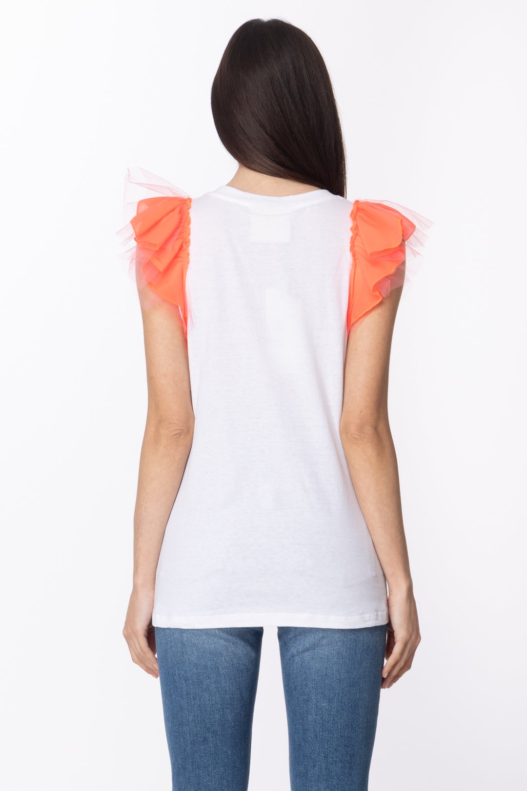 Aniye By Tshirt Wings con Volant 185075 CORAL